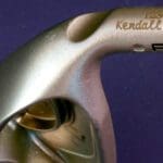 A close up of the handle on a hair dryer.